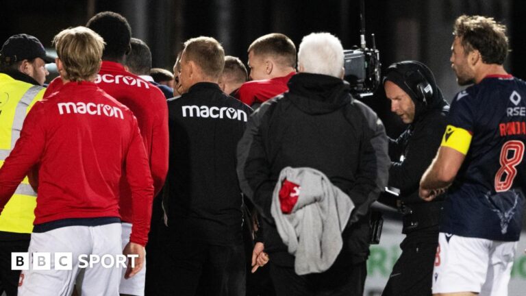 Ross County claim Livingston fan spat in coach’s face