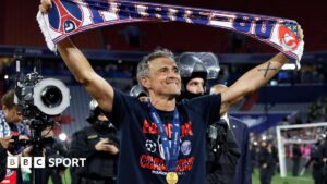 New-look PSG make history on emotional night for Luis Enrique