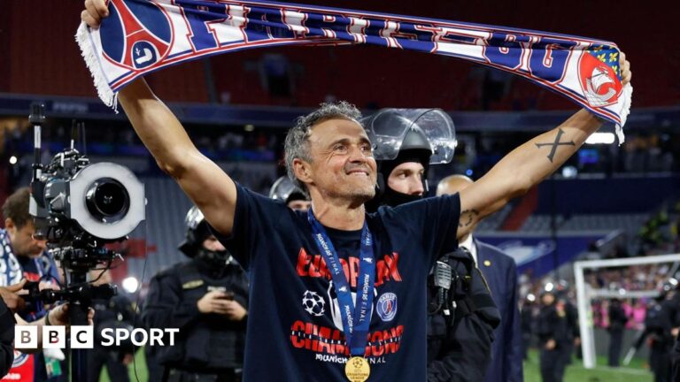 New-look PSG make history on emotional night for Luis Enrique