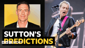 Sutton’s predictions v Wolf Alice bassist Theo Ellis and AI